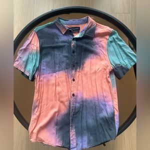 Colorful Short Sleeve Button Up
